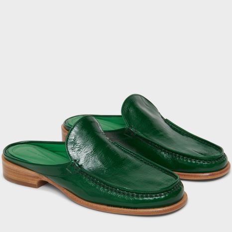 Women's Mansur Gavriel Walker Mules Green | AU 5649SL